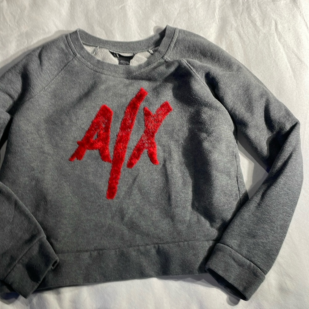 A|X Armani Exchange Women’s  sweatshirt  Gray Size Medium
